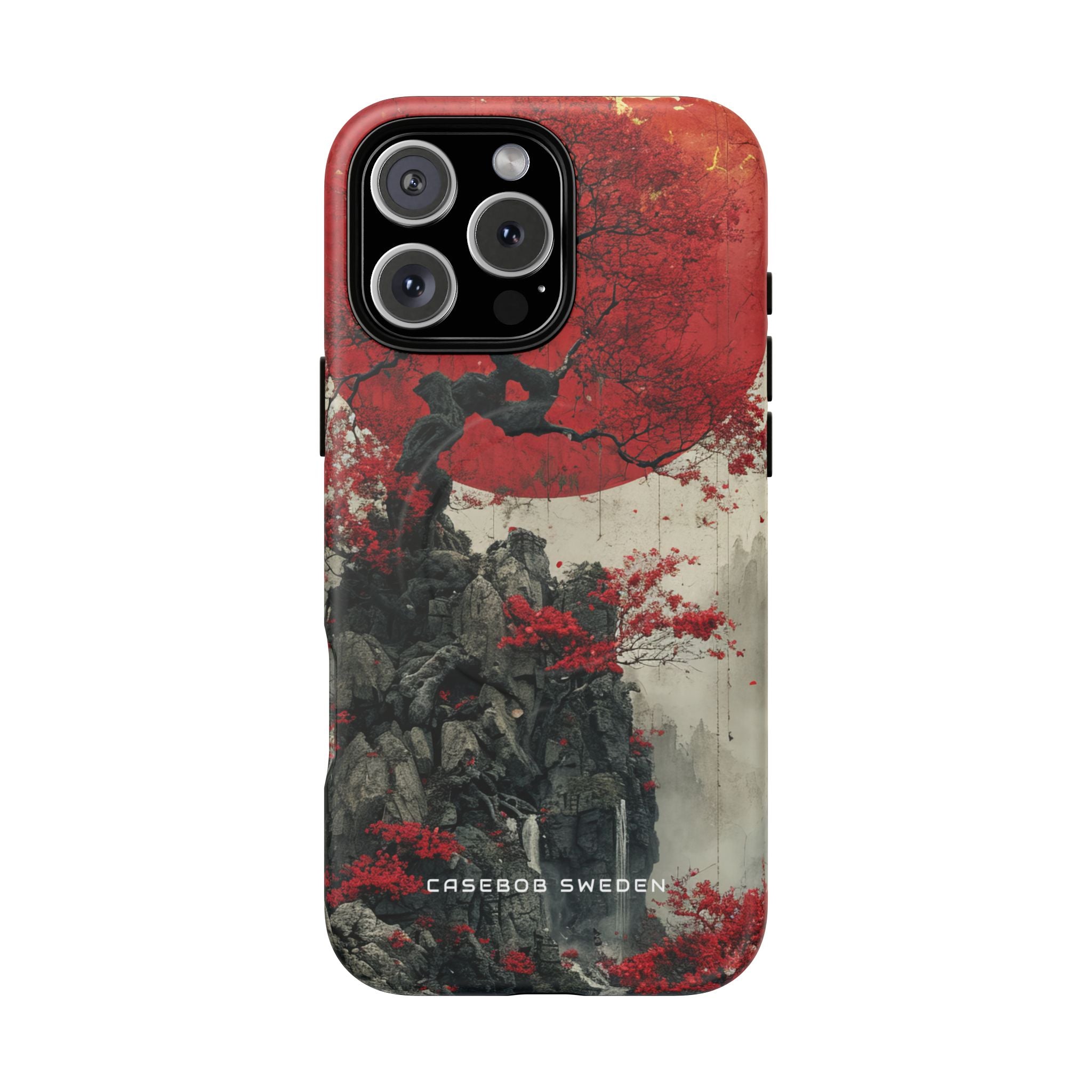 Zen Serenity in Red Harmony iPhone 16  Tough+ Phone Case