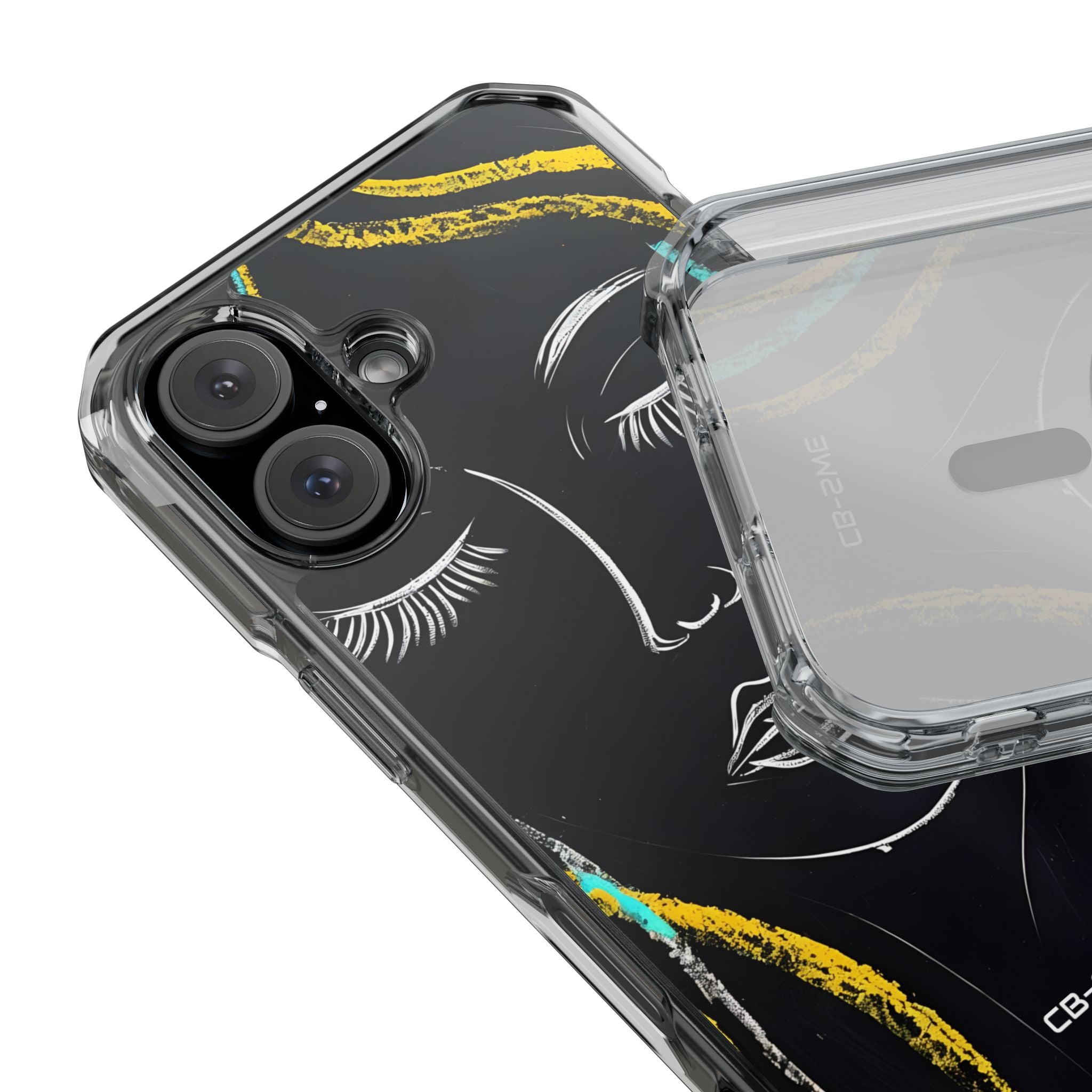 Vivid Minimalist Portrait iPhone Case - Impact