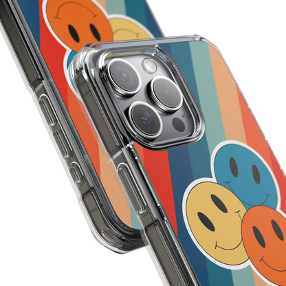 Retro Smiley Harmony iPhone Case - Impact