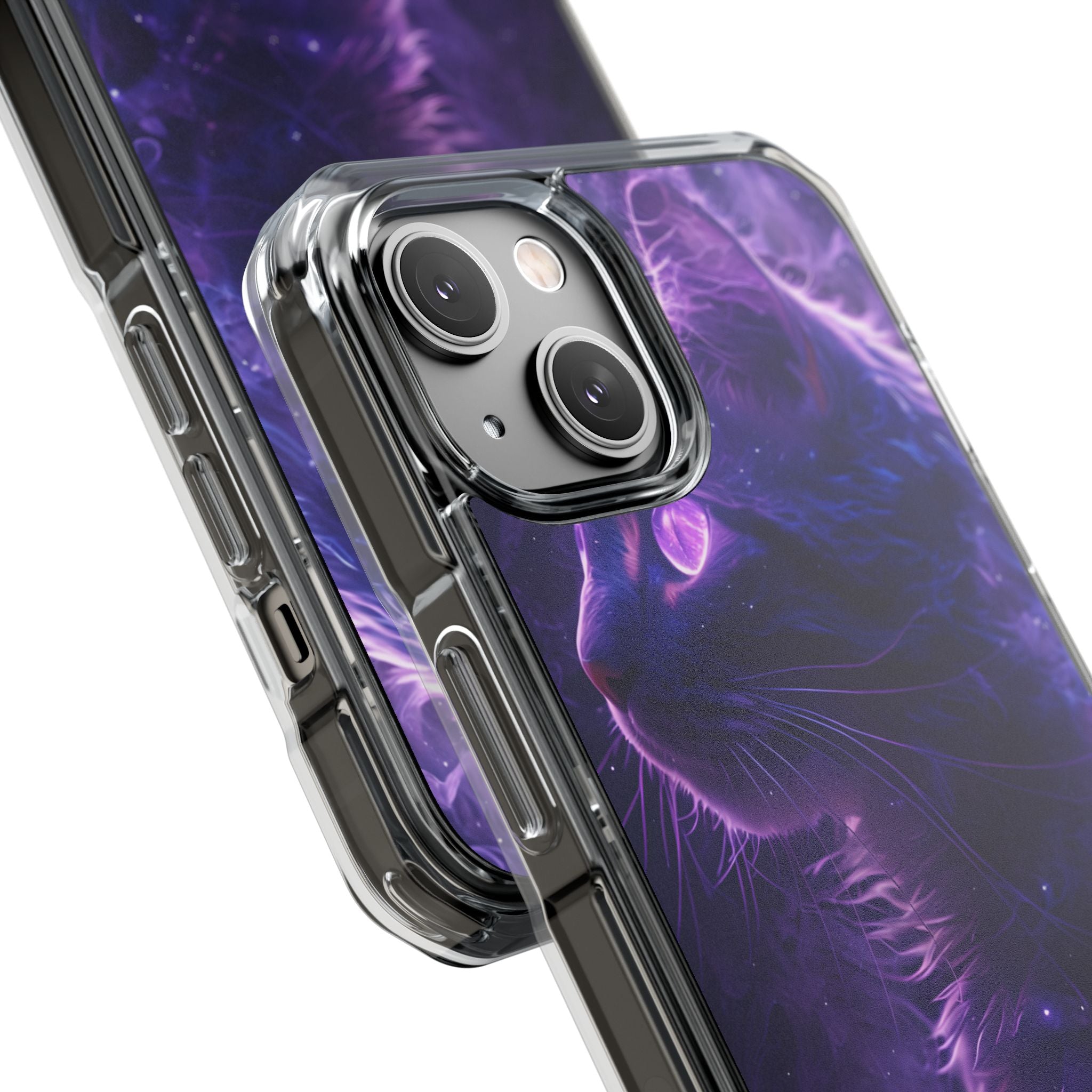 Mystical Starlit Cat iPhone Case - Impact