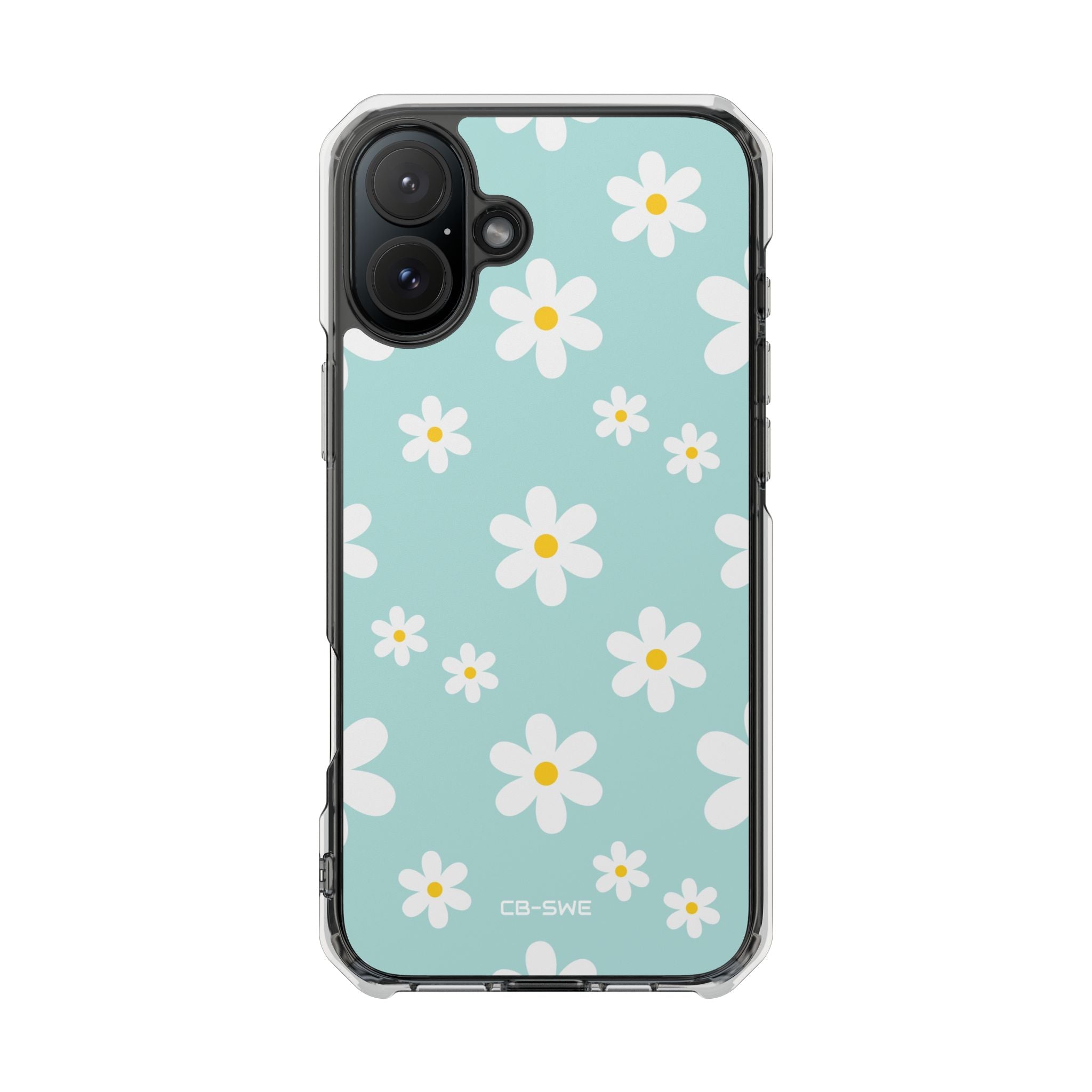 Daisies On Blue iPhone Case - Impact