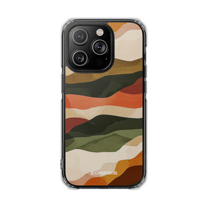 Earth Tone Pattern | Phone Case for iPhone (Clear Impact Case - Magnetic)