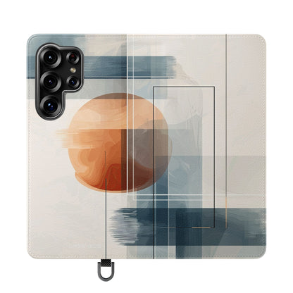 Amber Orbit - Samsung S25 Ultra Case - Lompakko