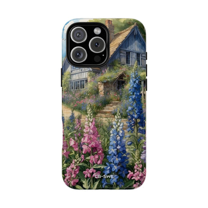 Cottage Surrounded Blossoms - iPhone Case