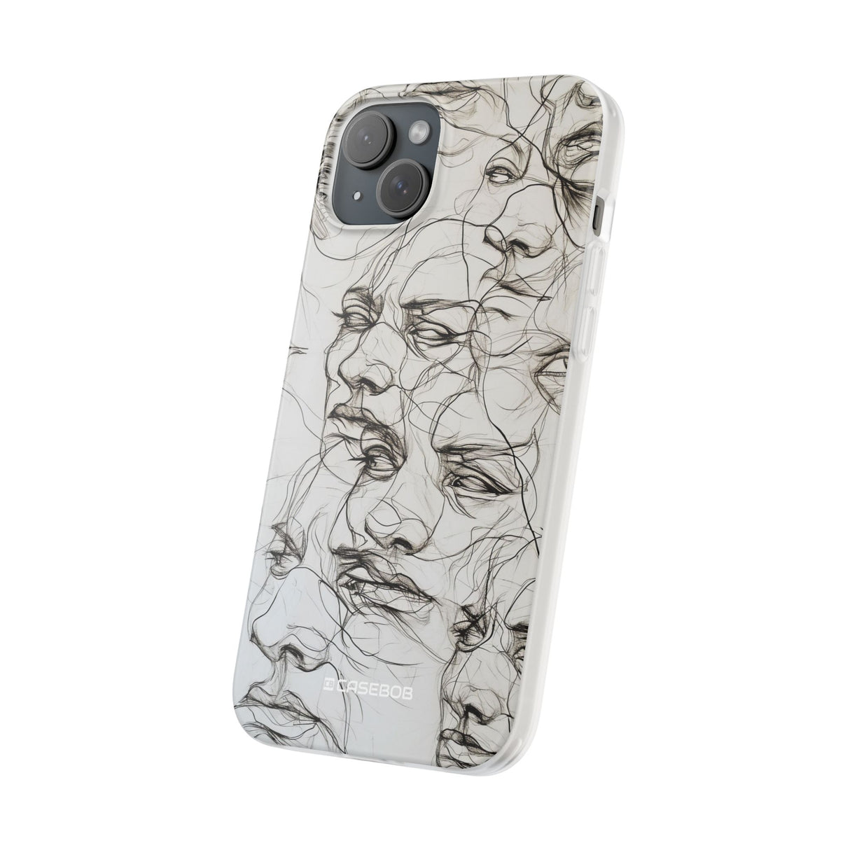 Ethereal Faces | Flexible Phone Case for iPhone