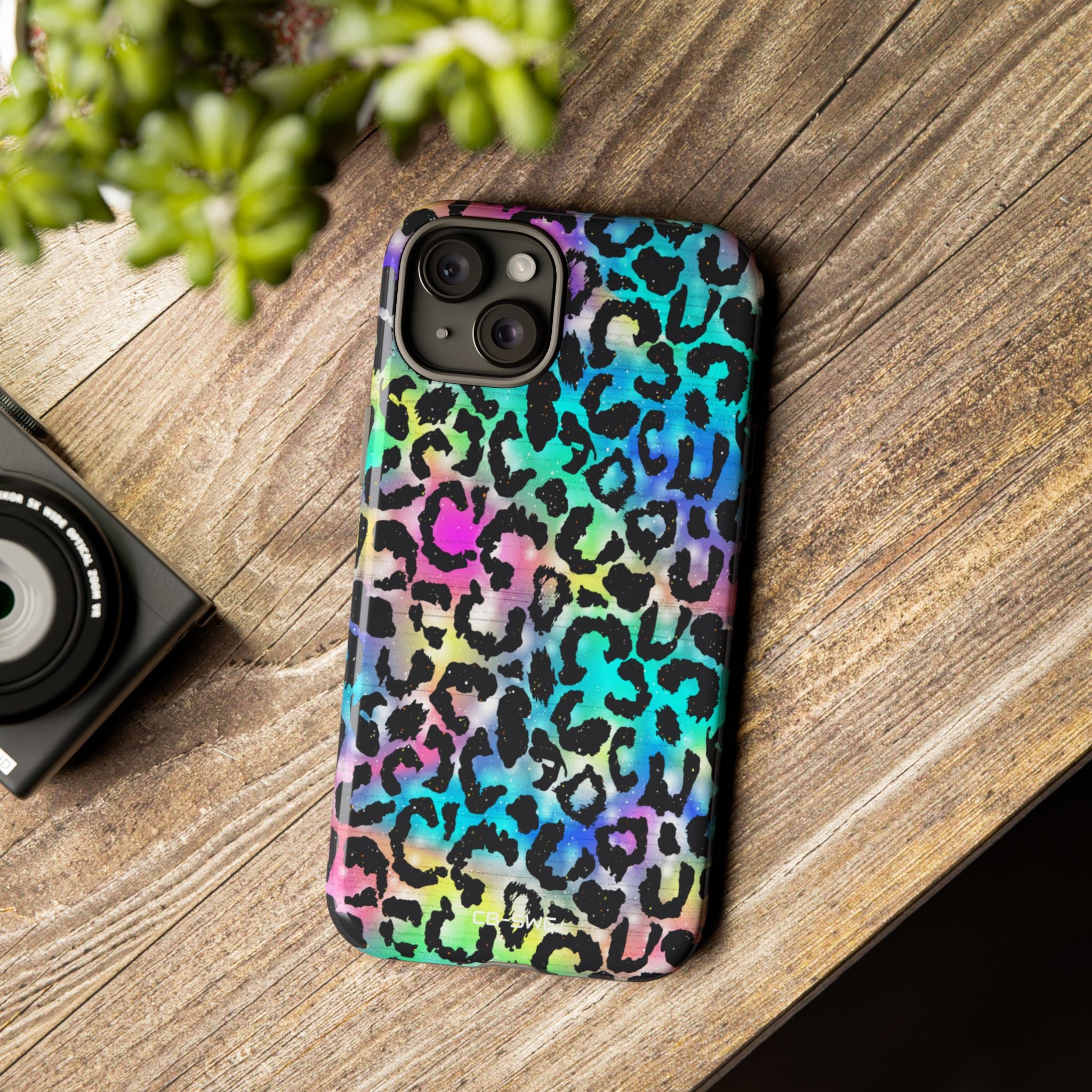 Galaxy Leopard Fantasy - iPhone Case