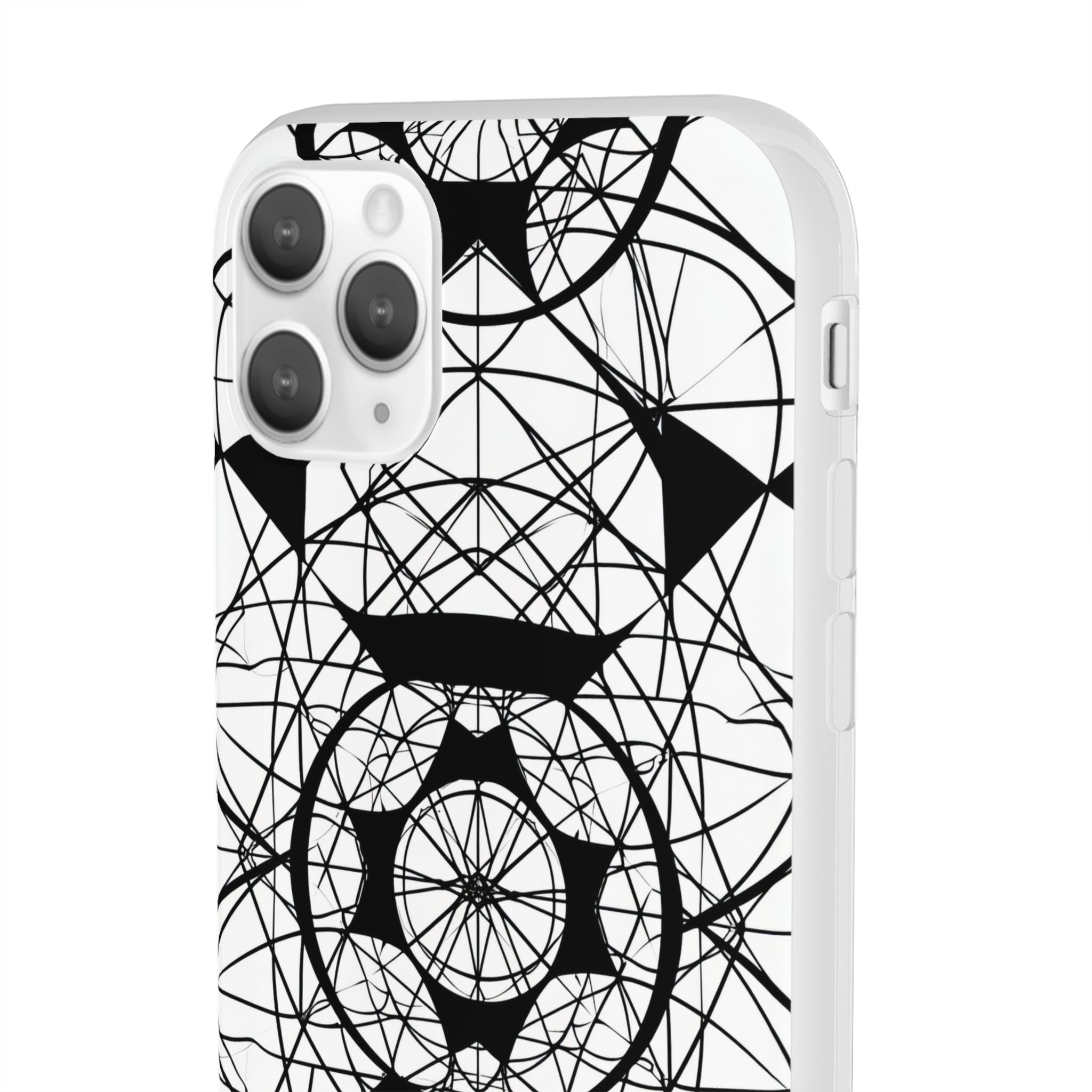 Geometric Hypnosis | Flexible Phone Case for iPhone