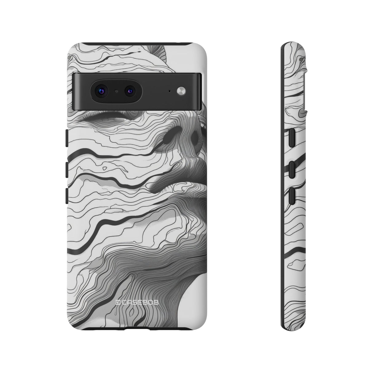 Topographic Serenity | Protective Phone Case for Google Pixel