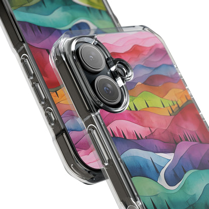 Whimsical Colorful Valleys iPhone Case - Impact