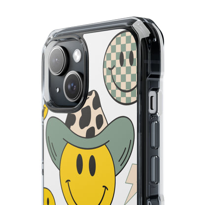 Pop Art Smiley Party iPhone Case - Impact