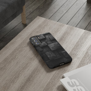 Black Geometric Elegance - Protective Phone Case