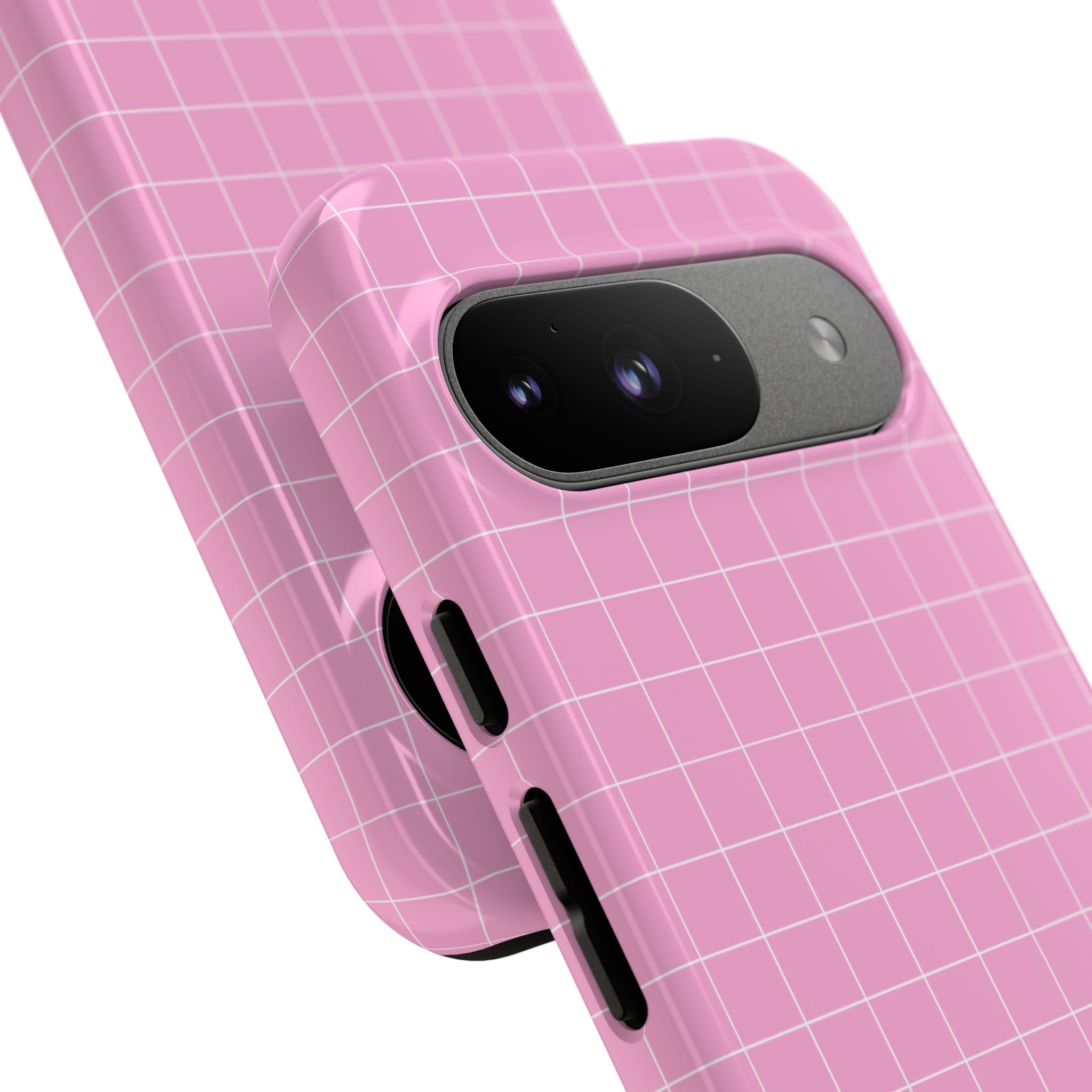 Pink Squares Align - Google Pixel Case
