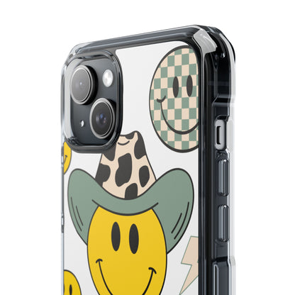Pop Art Smiley Party iPhone Case - Impact