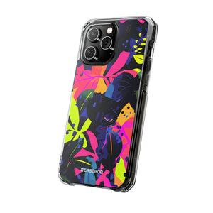 Neon Pantone Pattern | Phone Case for iPhone (Clear Impact Case - Magnetic)