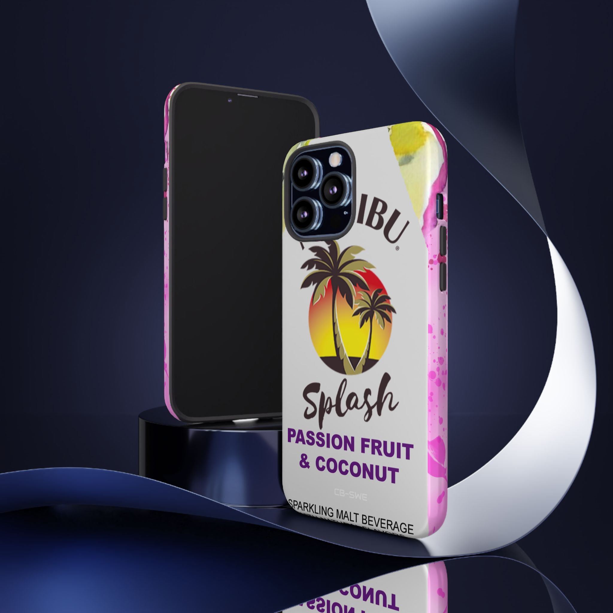Tropical Sunset Splash - iPhone Case