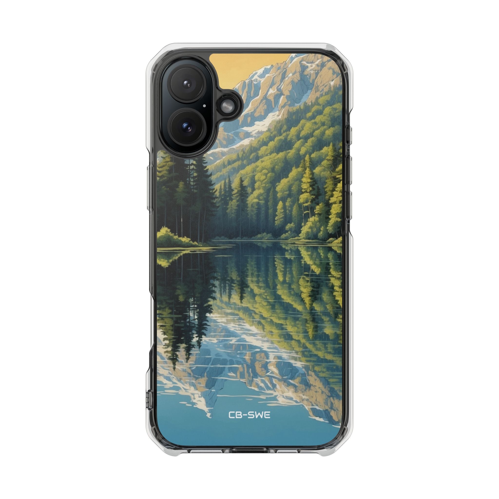 Mountain Peaks Reflect iPhone Case - Impact