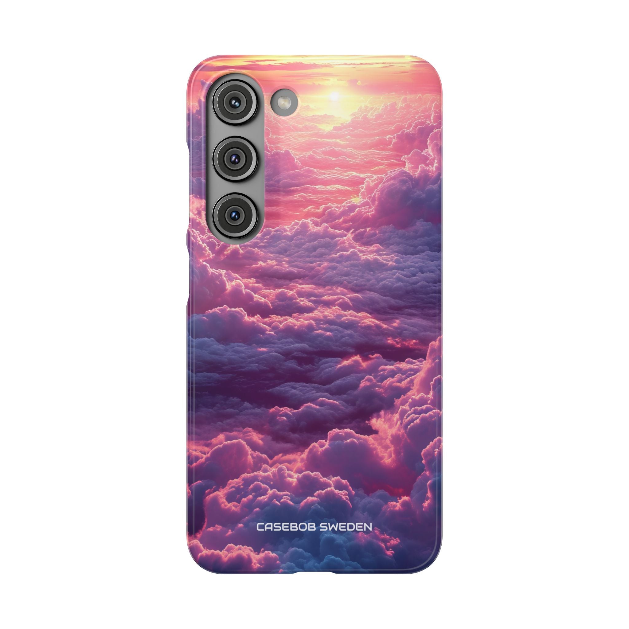 Pink Purple Clouds - Slim Samsung S23 Phone Case