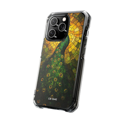 Peacock Spreads Light iPhone Case - Impact