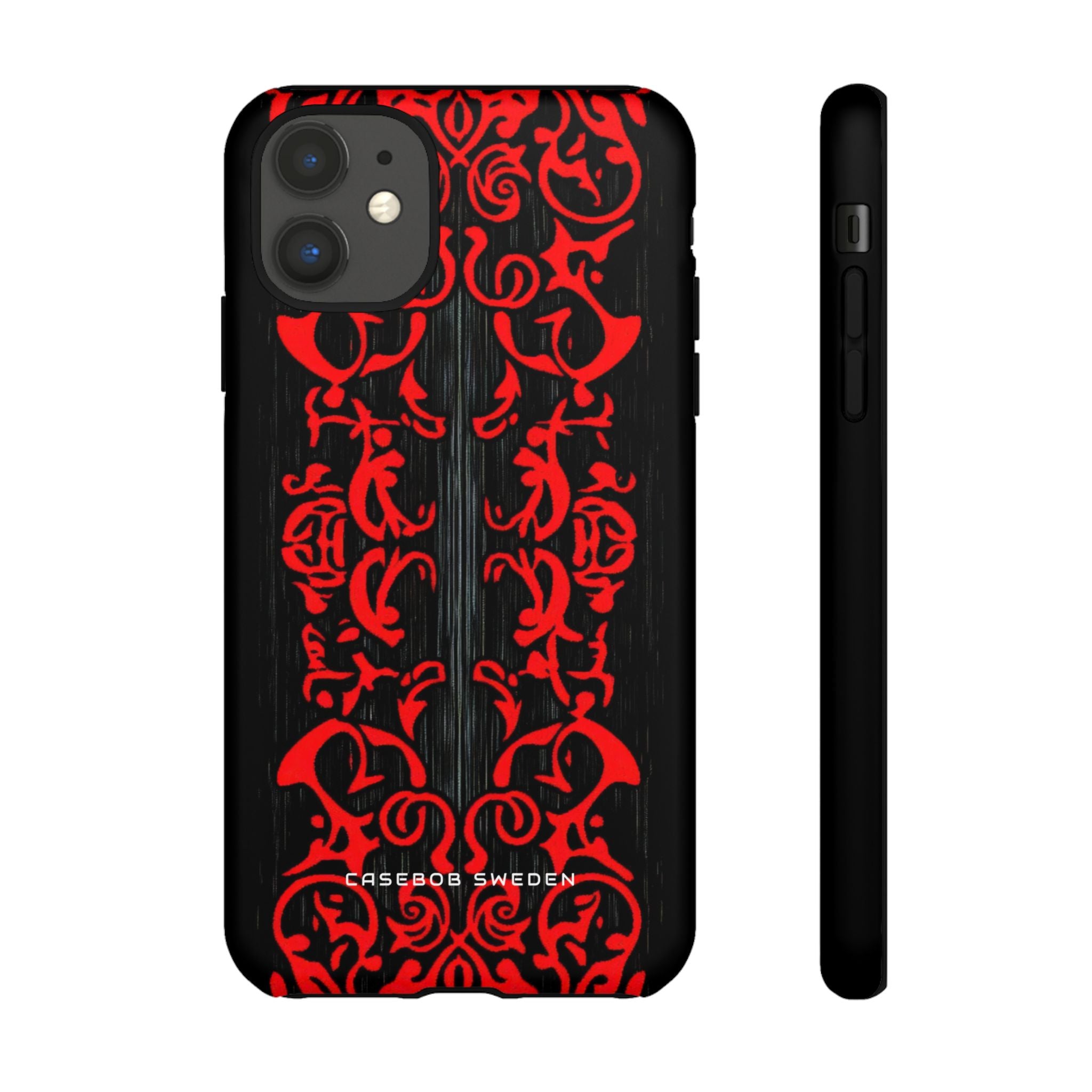 Gothic Crimson Symmetry iPhone 11 - Tough Phone Case