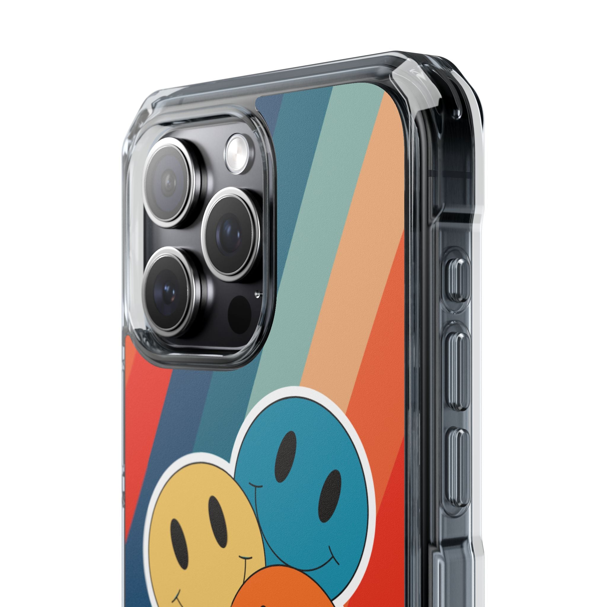 Retro Smiley Harmony iPhone Case - Impact