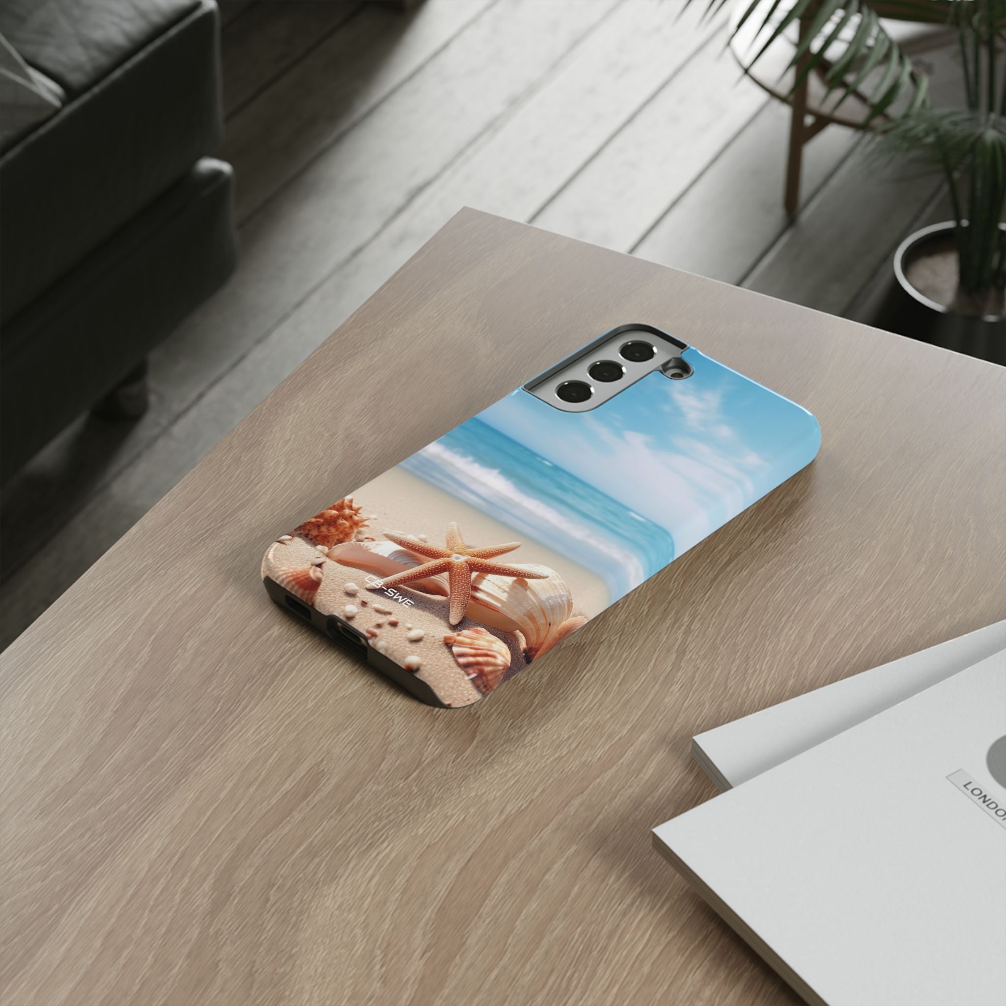Shells Rest Beneath Waves - Samsung Case