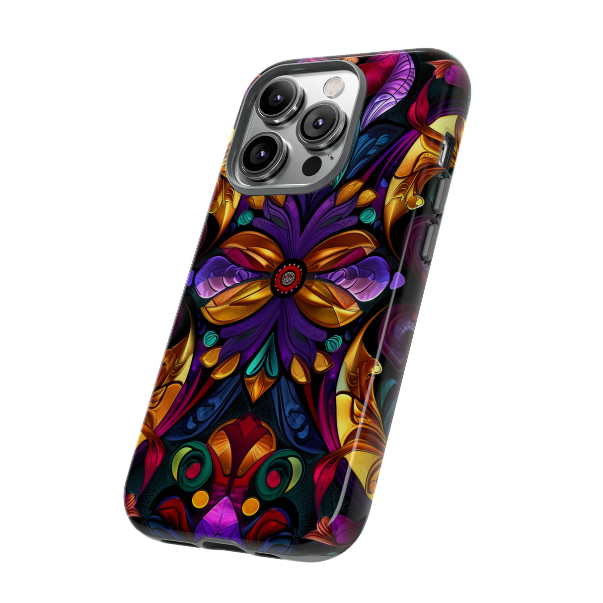 Gothic Stained Glass Majesty - Protective Phone Case