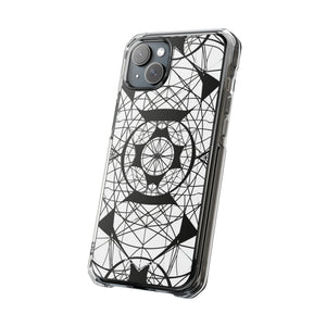 Geometric Hypnosis - Phone Case for iPhone (Clear Impact - Magnetic)