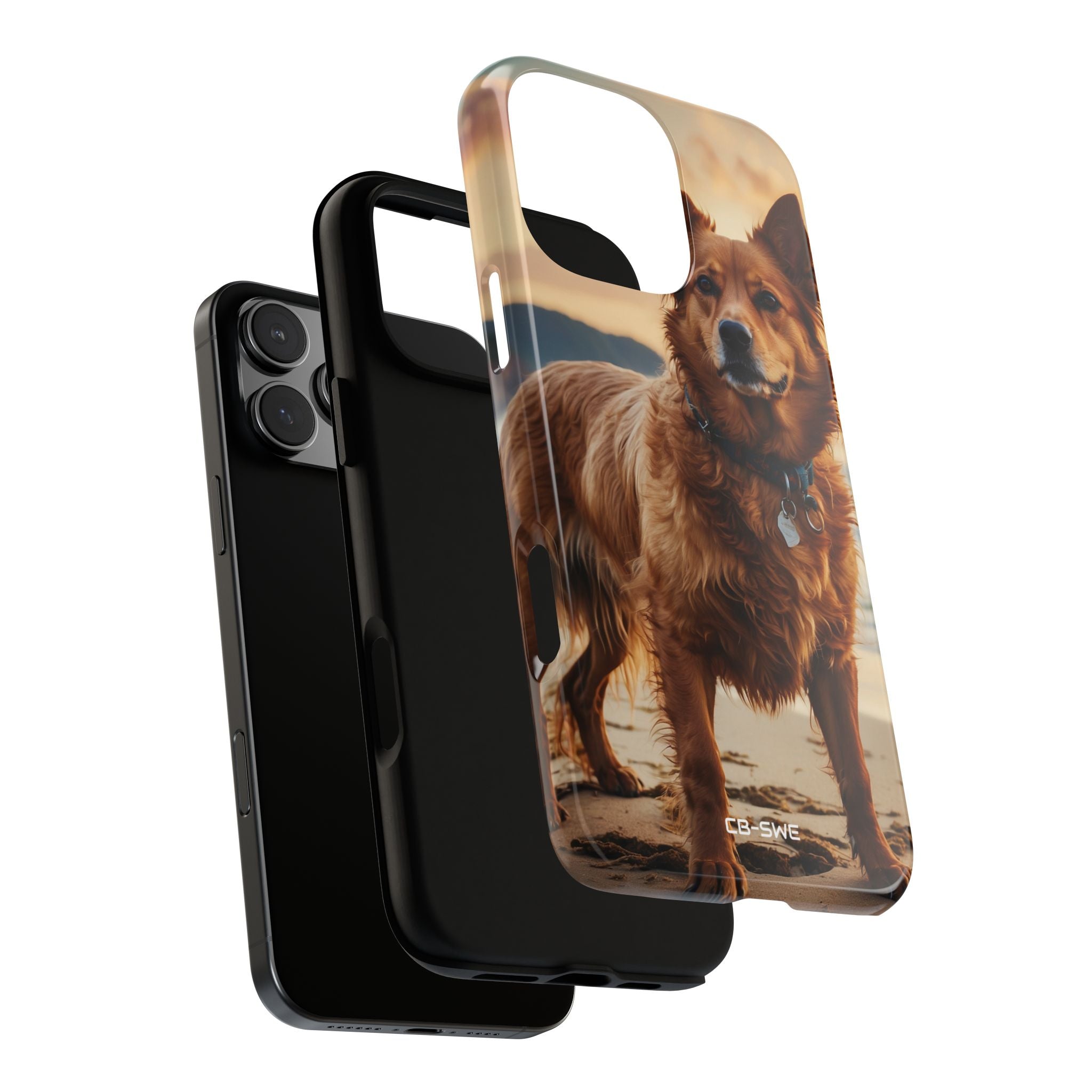 Golden Dog Plays - iPhone Case