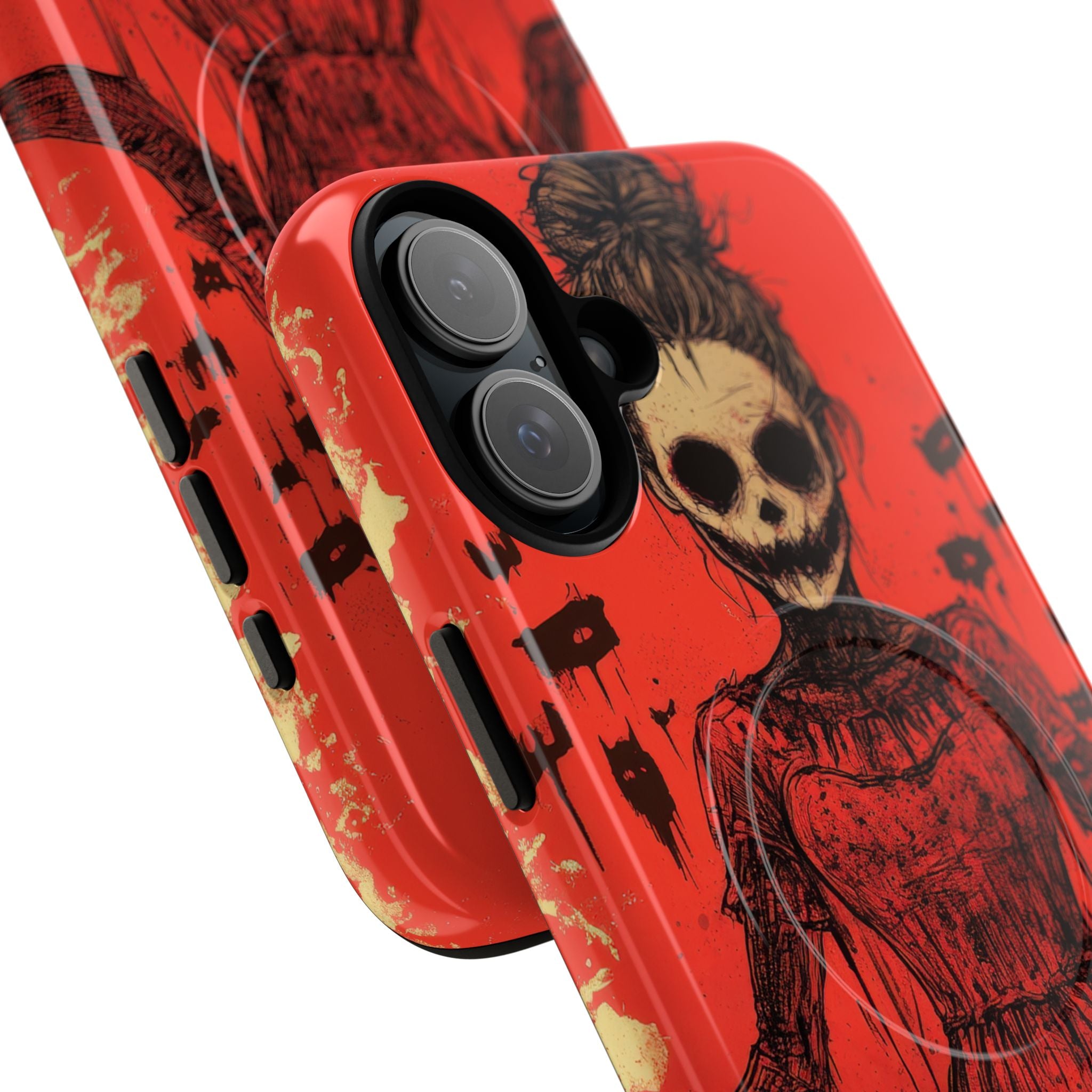 Haunting Scarlet Descent iPhone 16 | Tough+ Phone Case