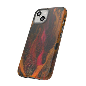 Bon Fire Ink Art iPhone Case (Protective) Phone Case