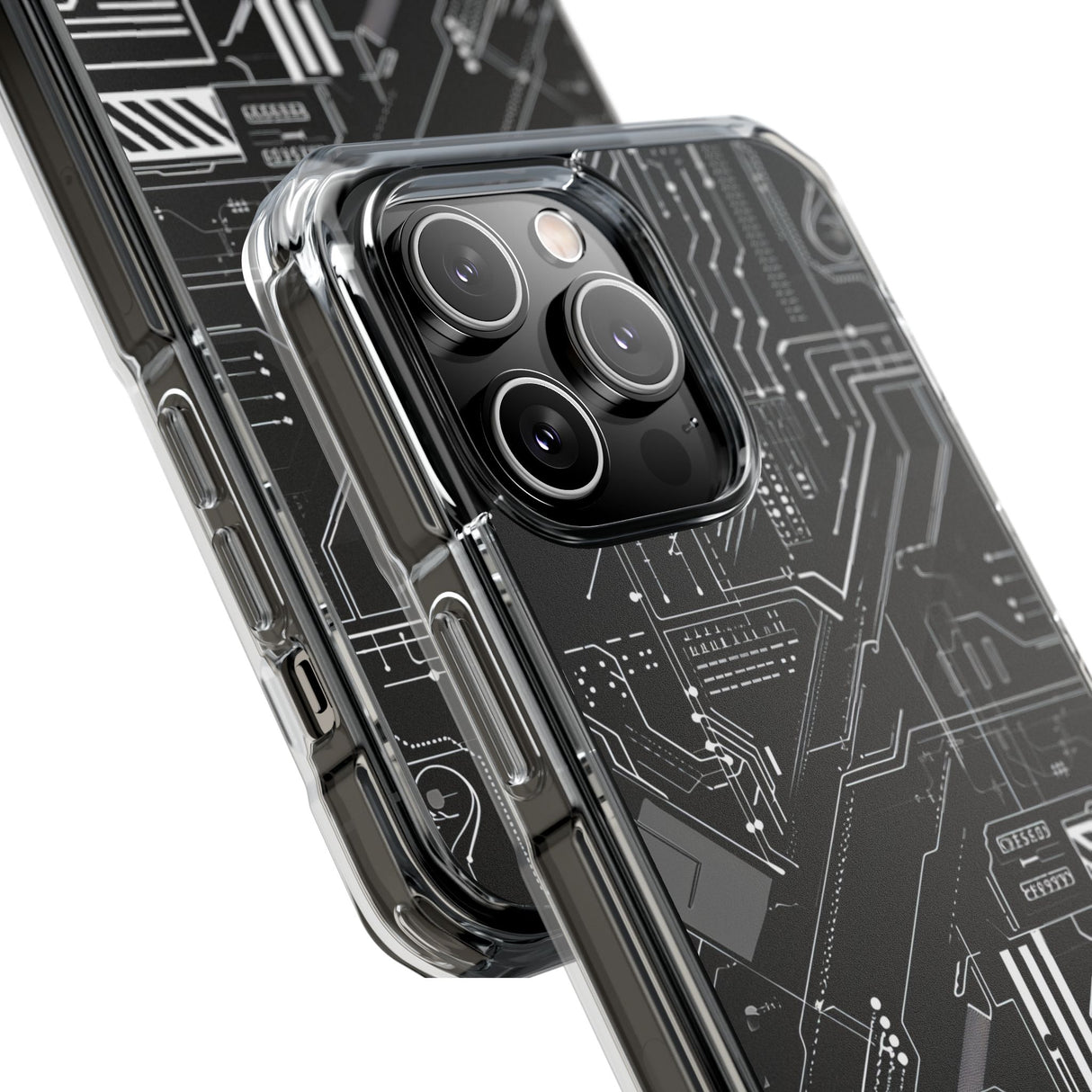 Circuit Overdrive - Phone Case for iPhone (Clear Impact - Magnetic)