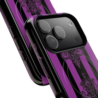 Damask Elegance Purple iPhone 17 Pro Case - Tough+