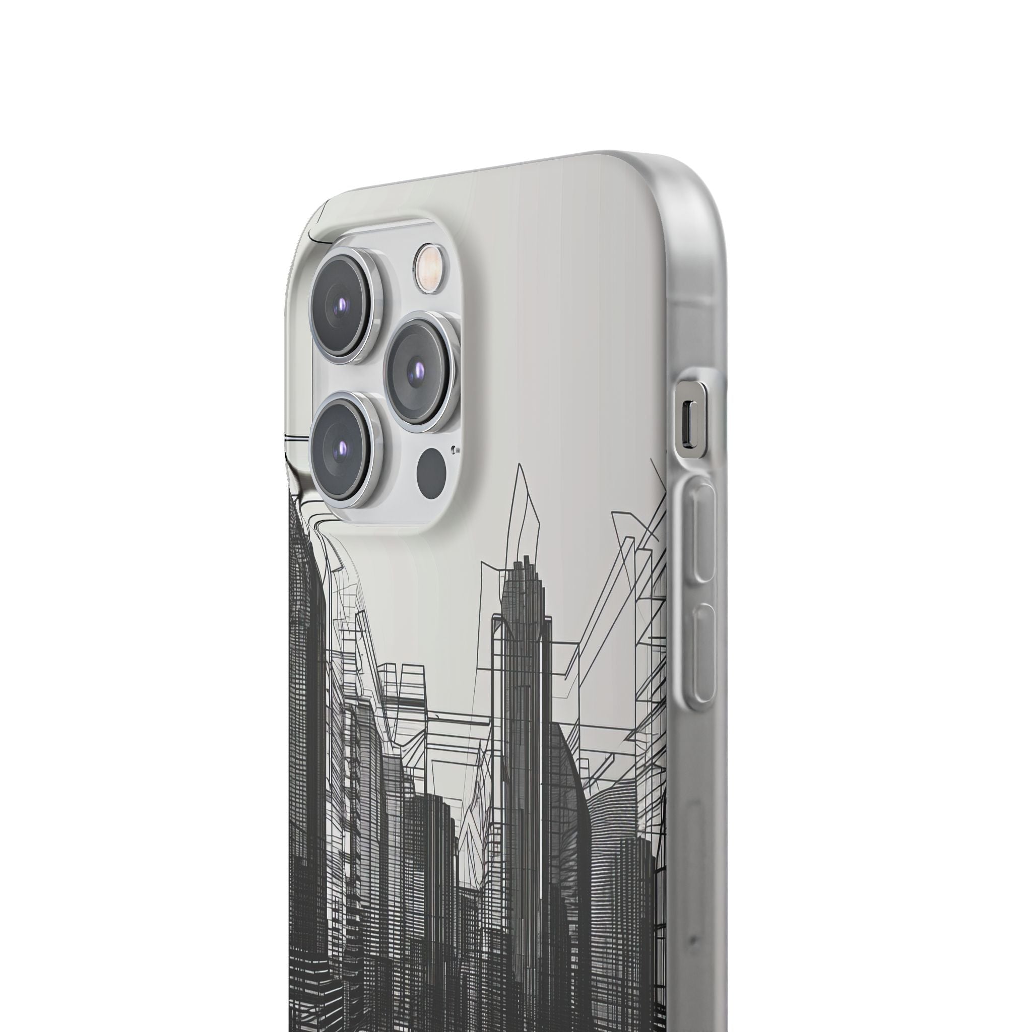 Urban Wireframe | Flexible Phone Case for iPhone