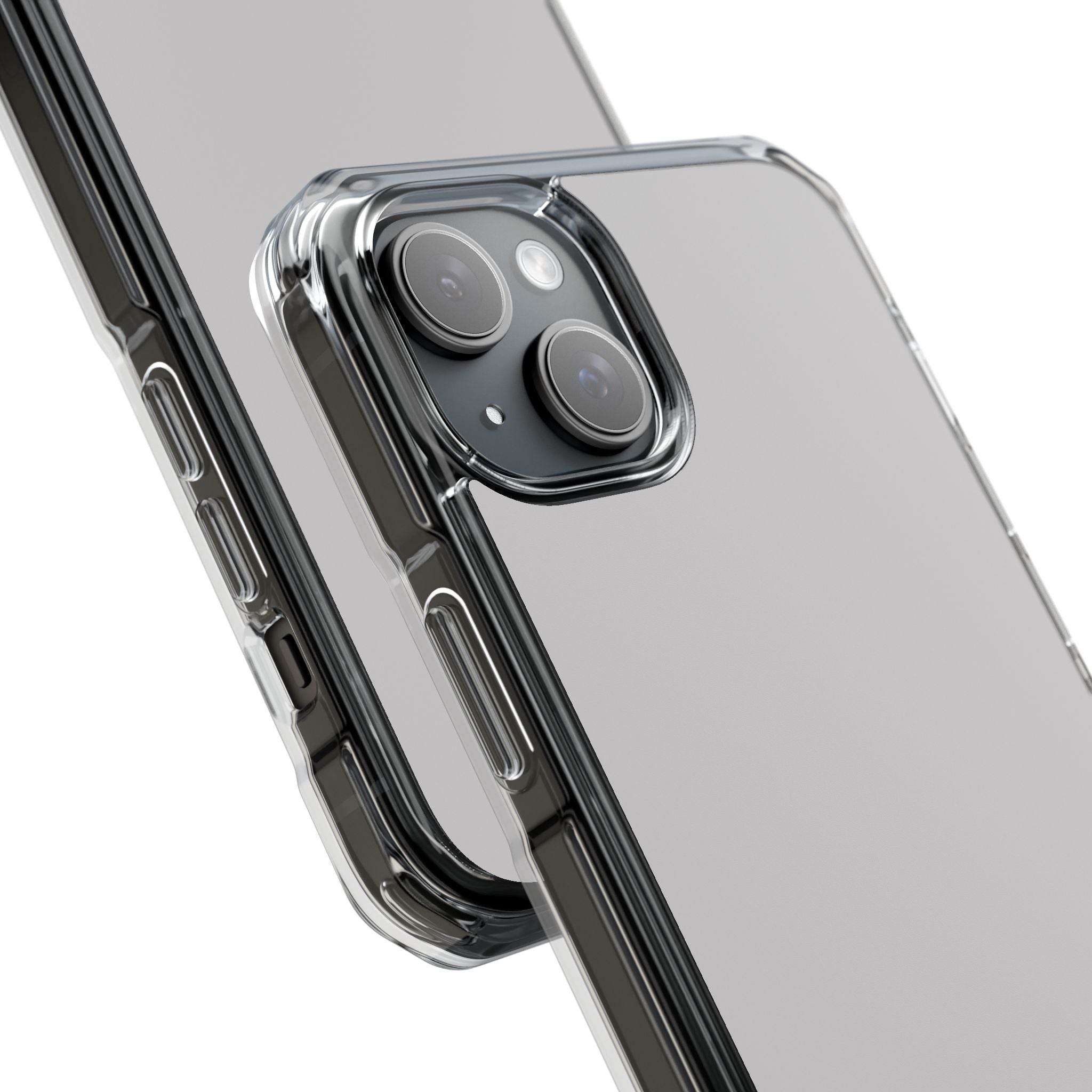 Light Gray iPhone 15 - Clear Impact Phone Case