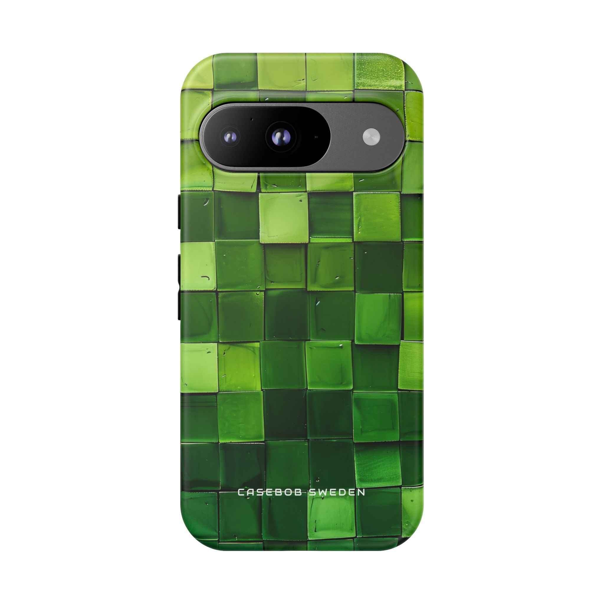 Green Cube Gradient Harmony Google Pixel 9 - Tough Phone Case