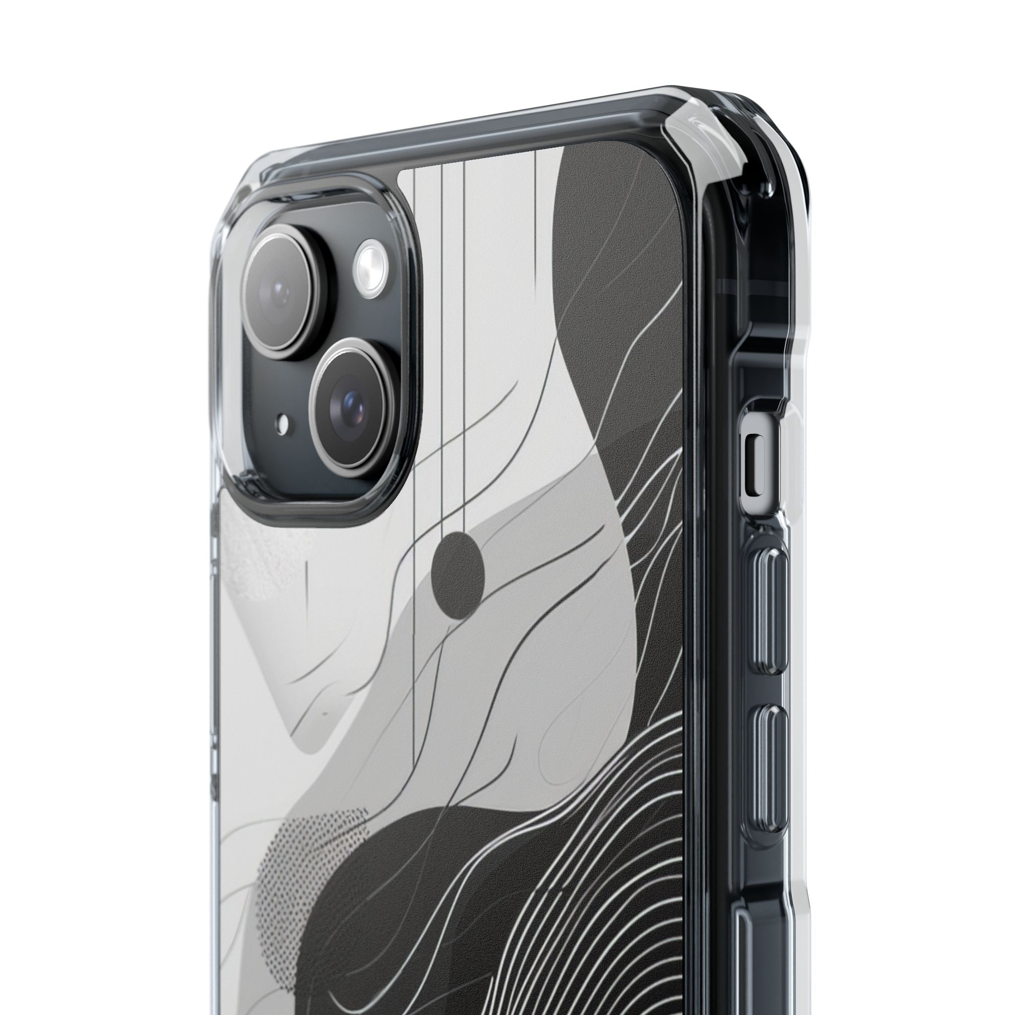 Monochrome Elegance - Phone Case for iPhone