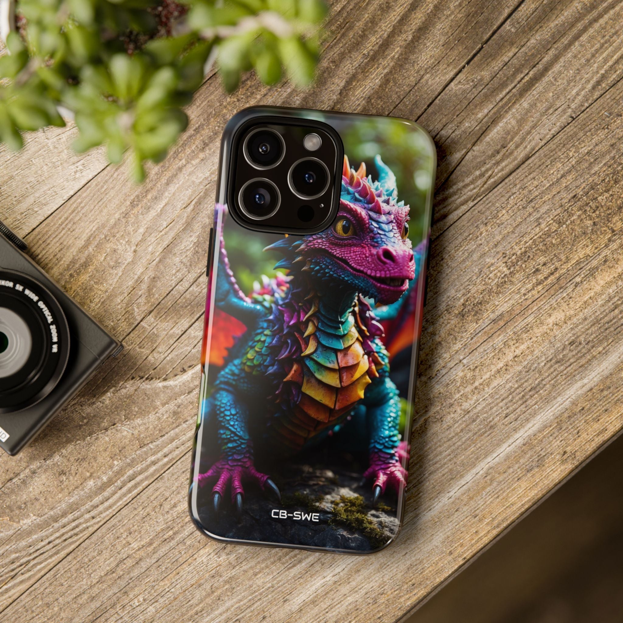 Friendly Dragon Smiles - iPhone Case