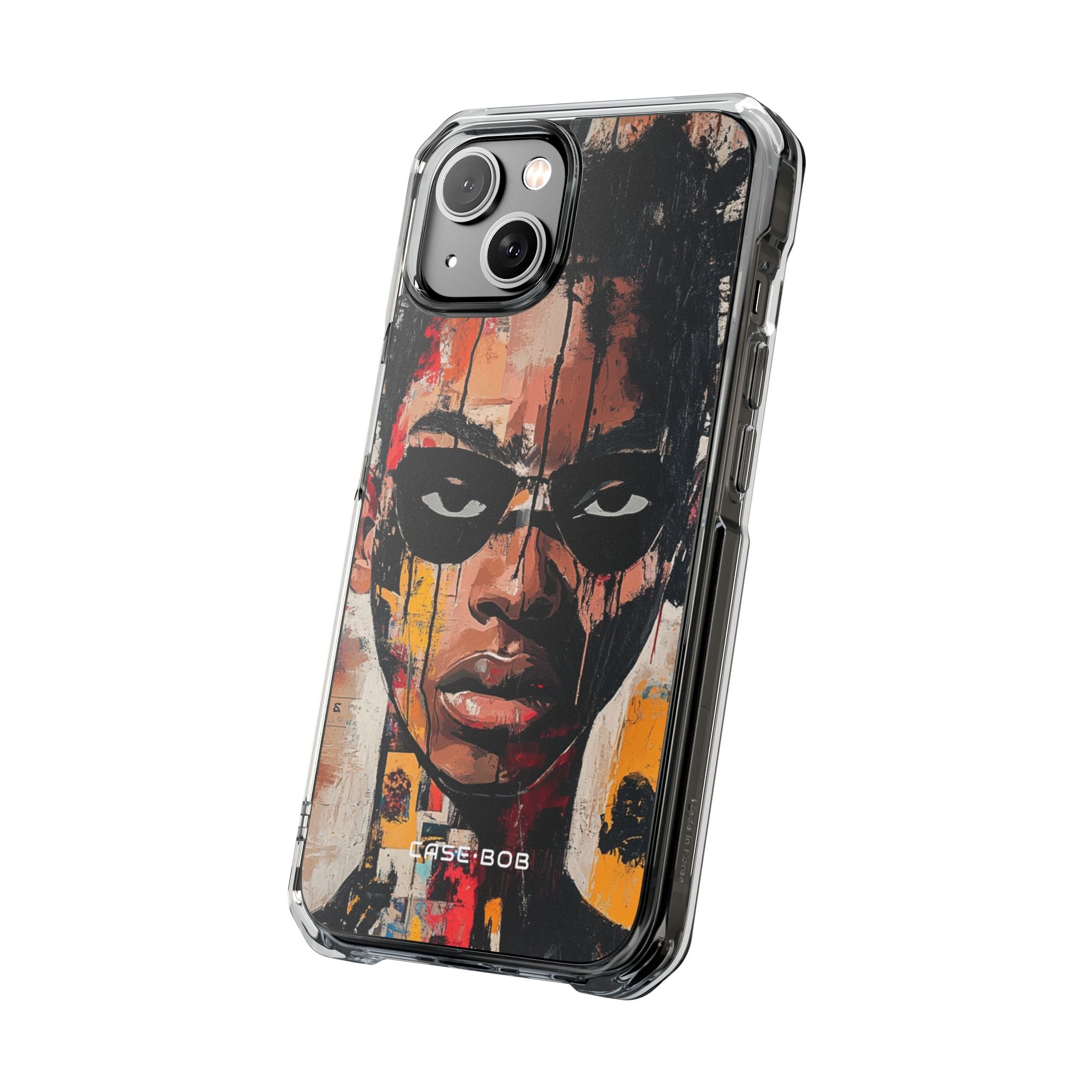 Masked Portrait Drips iPhone 14 Case - Impact