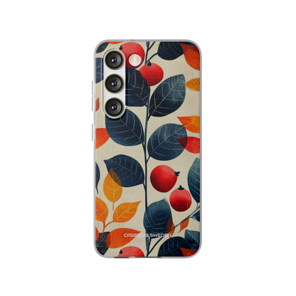 Autumn Nature Pattern - Flexi Samsung S23 Phone Case