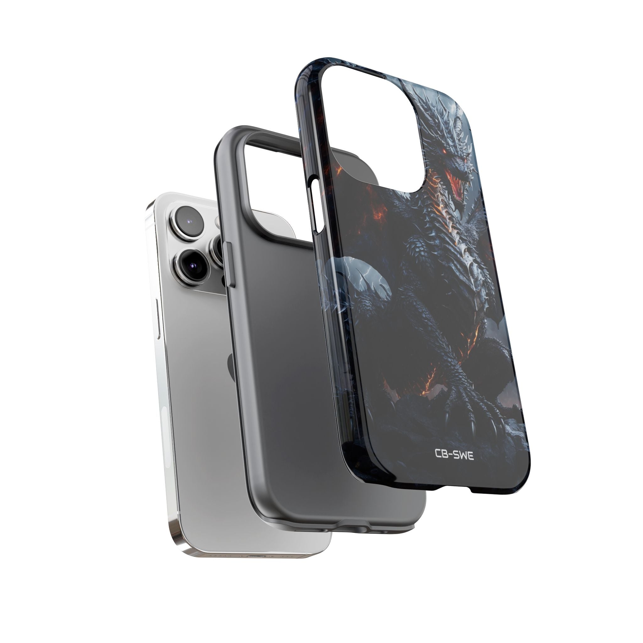 Fiery Wings Unleashed - iPhone Case