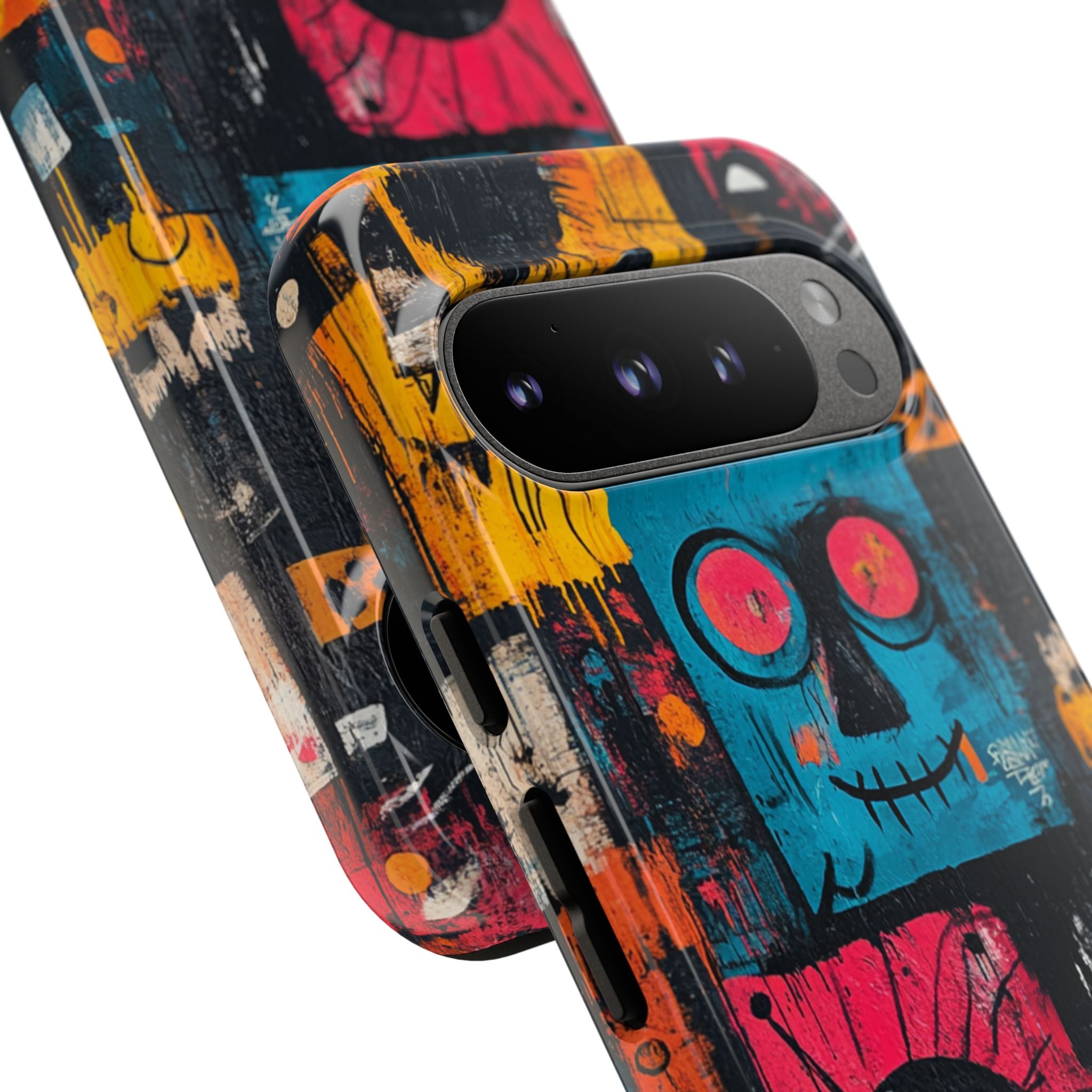 Blue Stitch Smile Google Pixel 9 Pro Case - Tough