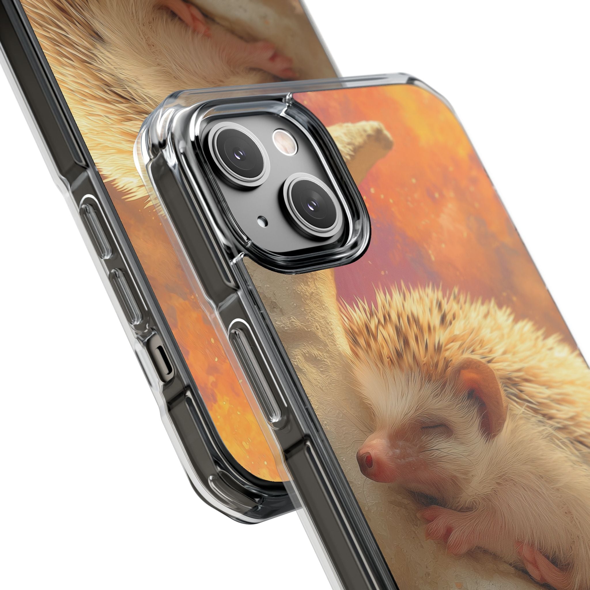 Hedgehog Rests Dreaming iPhone Case - Impact