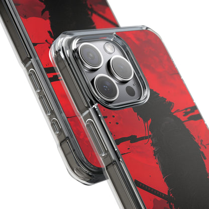 Red Samurai Shadow iPhone Case - Impact