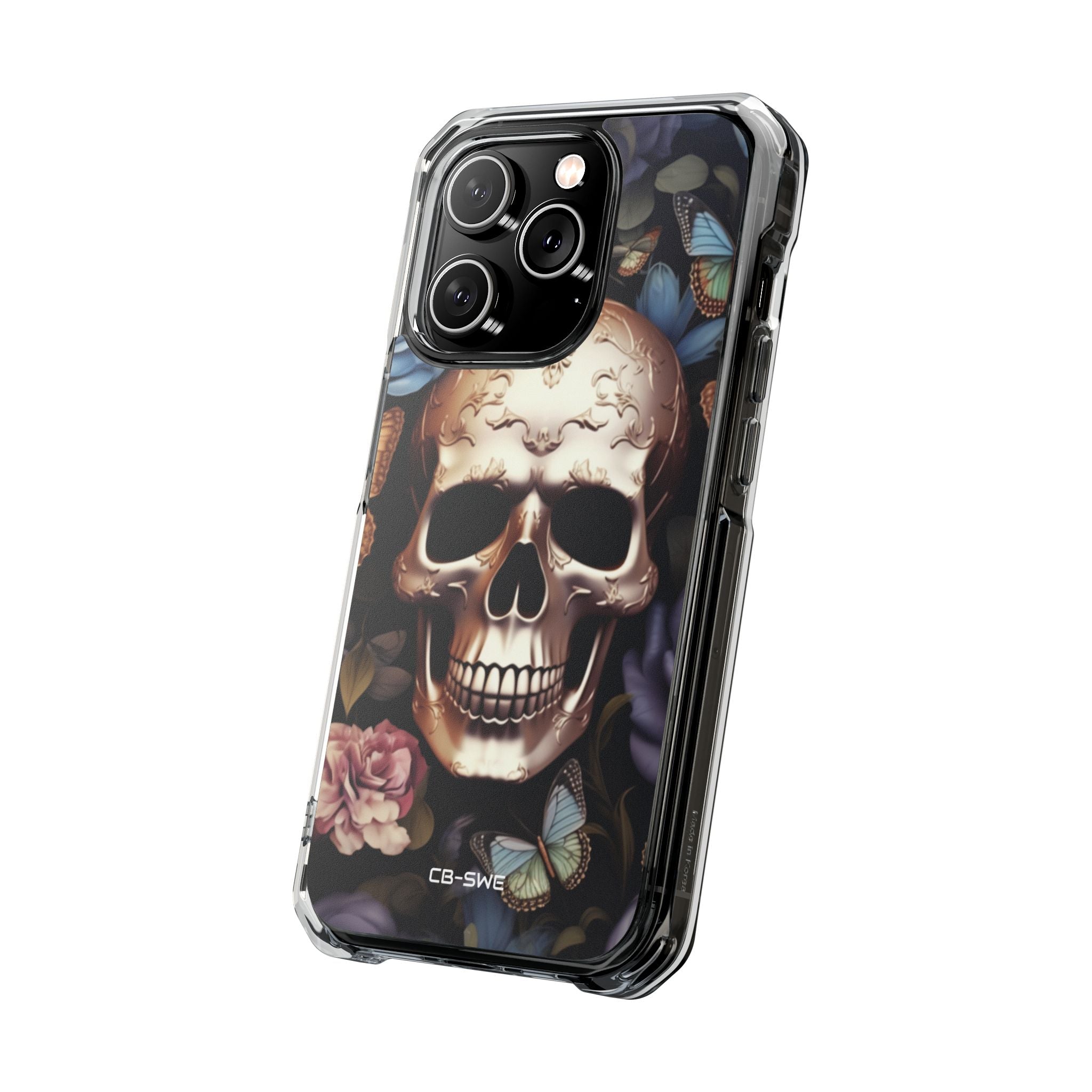 Skull Among Blossoms iPhone Case - Impact