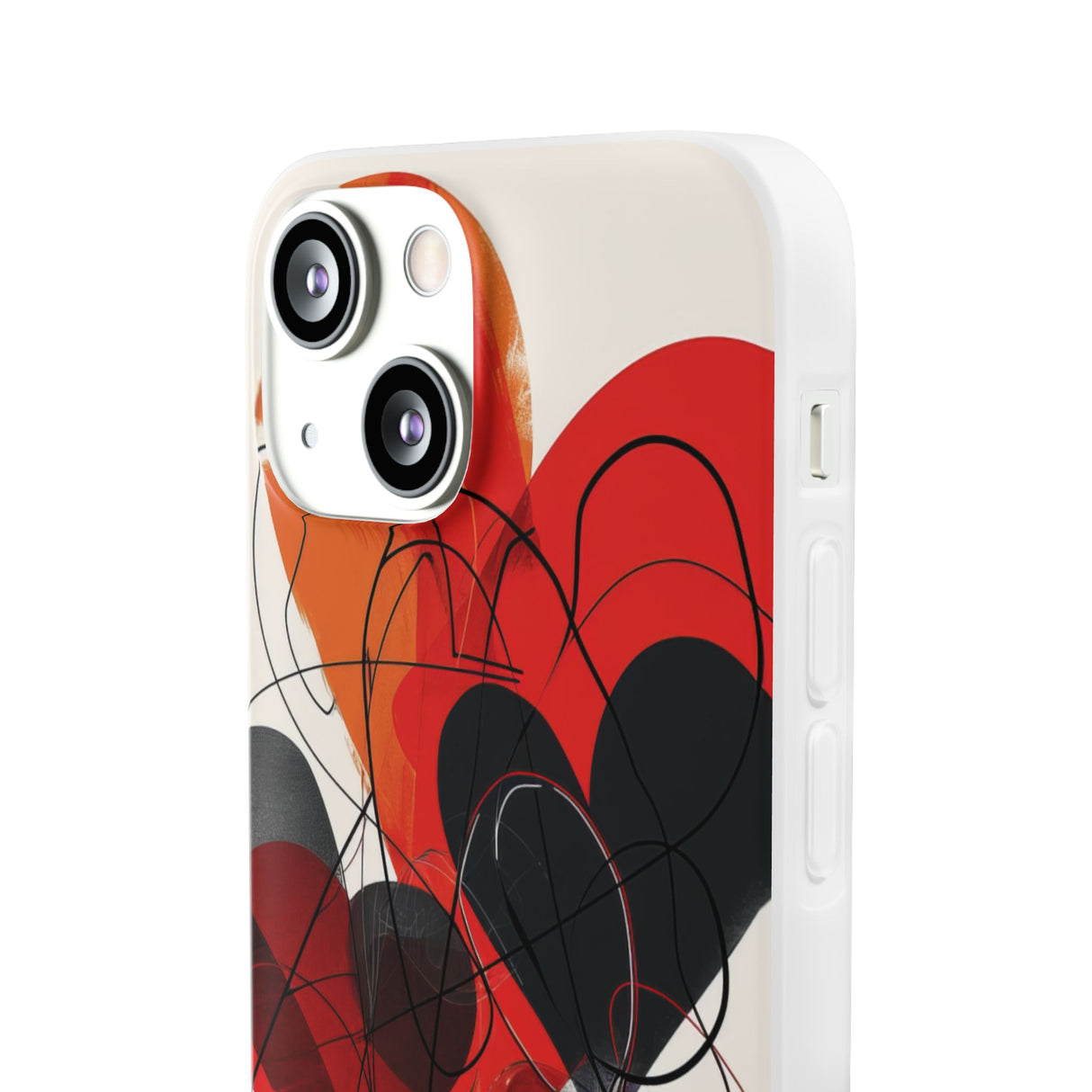 Fiery Hearts | Flexible Phone Case for iPhone