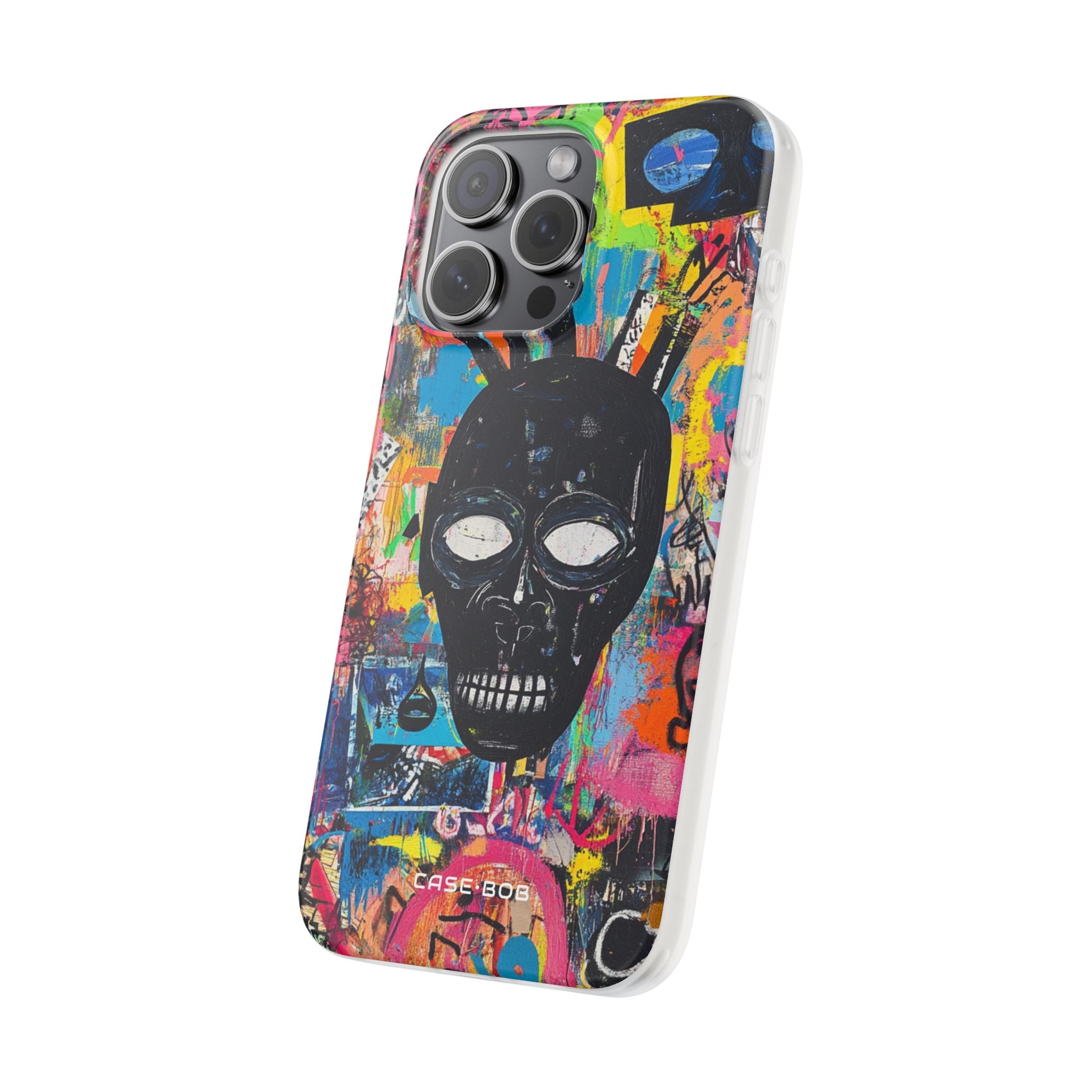 Skull Vortex iPhone 15 Pro Max Case - Soft