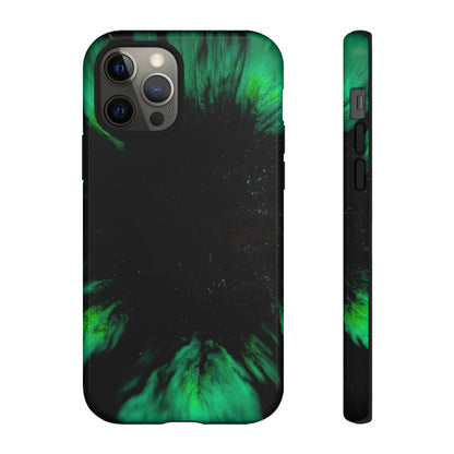 Northen Star Gaze Ink Art iPhone Case (Protective) iPhone 12 Pro Glossy Phone Case