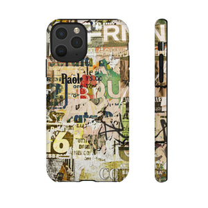 Grunge Vintage Poster - Protective Phone Case