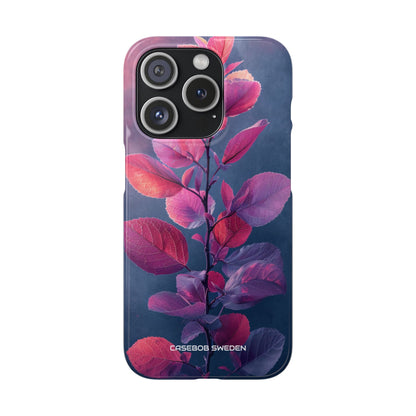 Pink Blue Nature - Slim iPhone 15 Phone Case