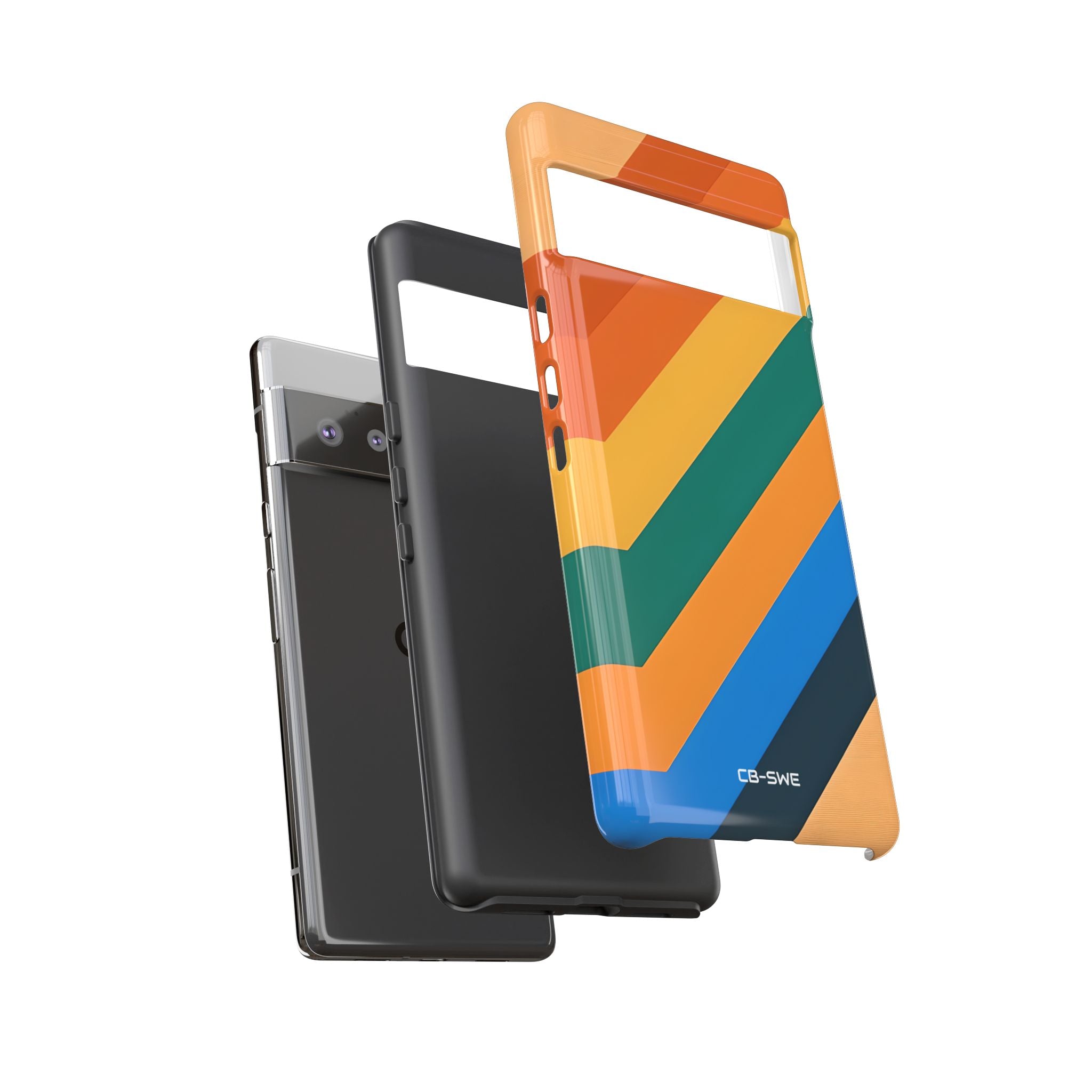 Vibrant Geometric Harmony - Google Pixel Case